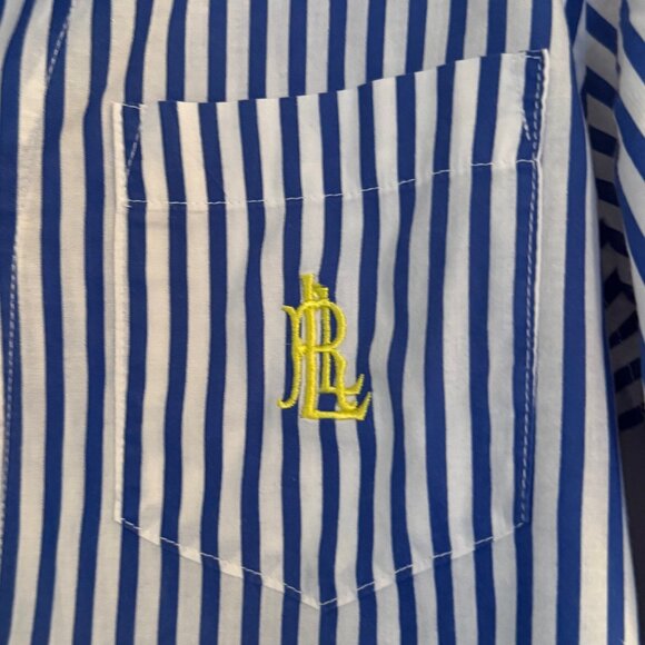 Lauren Ralph Lauren Cotton Sleep Set Pajamas Capri length Womens M - Picture 4 of 7